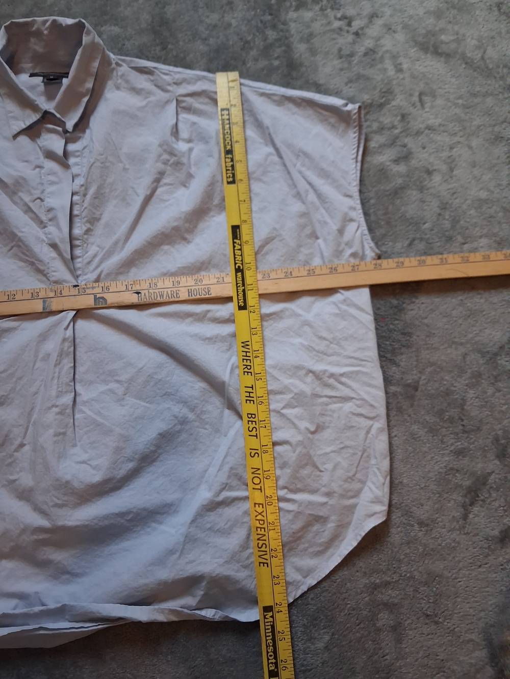 Frech Connection Light Blue Short-Sleeve  Shirt Boxy Oversized Medium - Picture 3 of 8